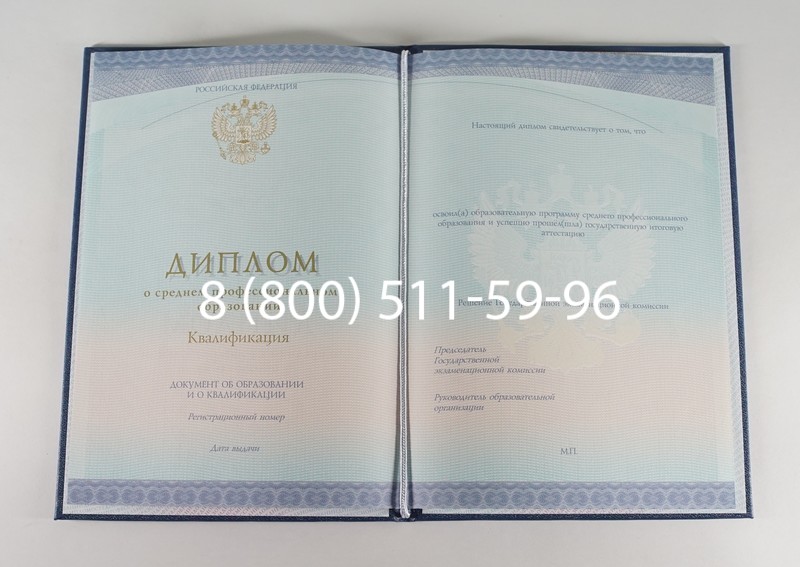 Диплом колледжа (Спецбланк) 2014-2024 года в Твери